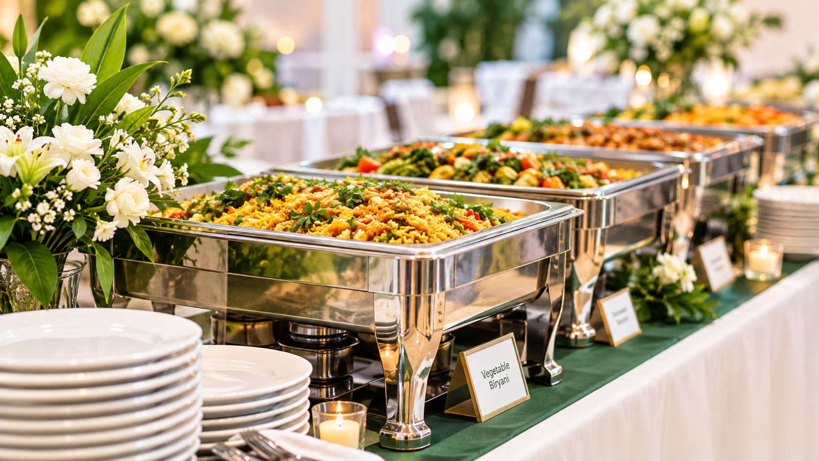 Catering food